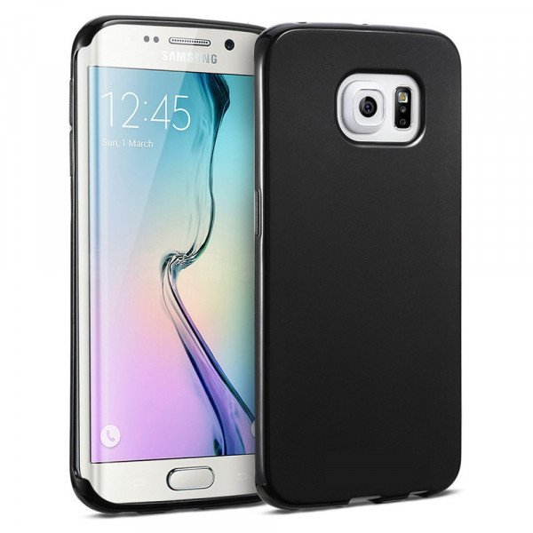 Wholesale Samsung Galaxy S6 Edge TPU Gel Soft Case (Black)